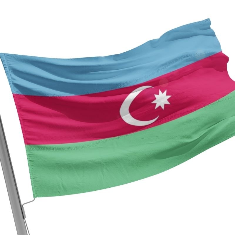 Azerbaijan Flag