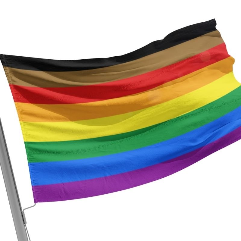 LGBT Philadelphia Pride flag