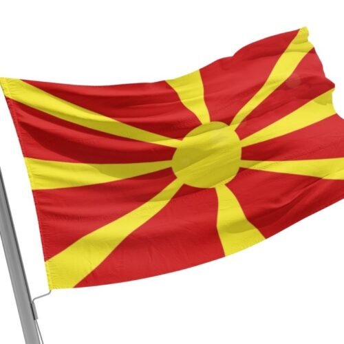 North Macedonia Flag