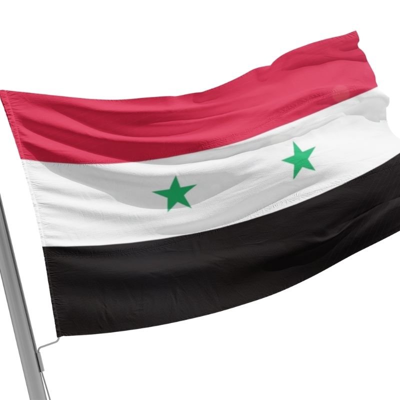 Drapeau de la Syrie