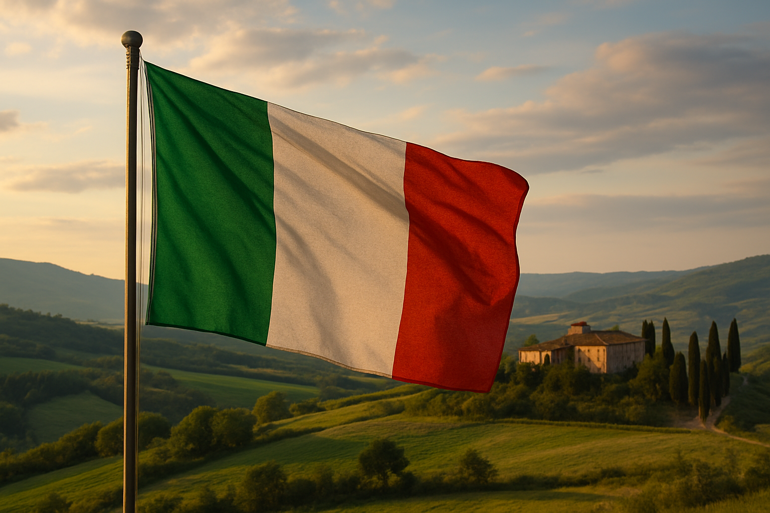 Historia, colores, significado y origen de la bandera italiana