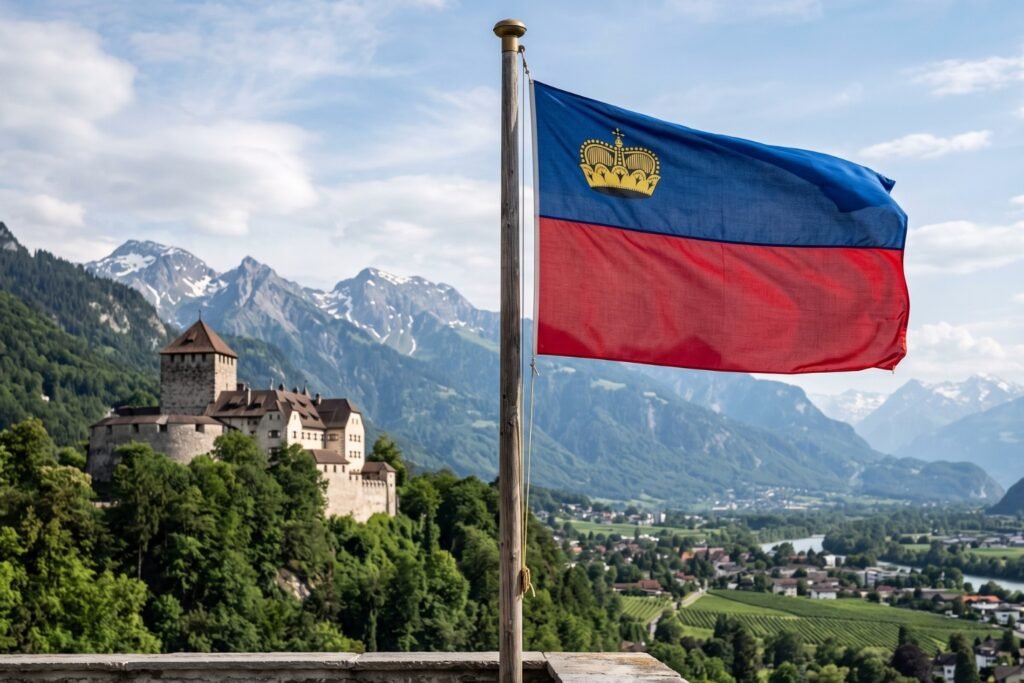 Liechtenstein Flag