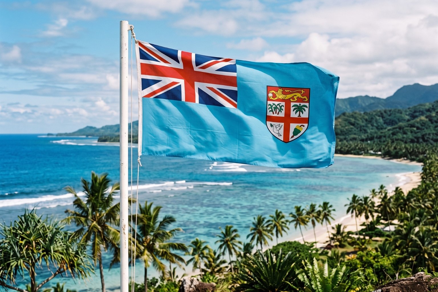 Fiji Flag Colors, Meaning, History & Origin