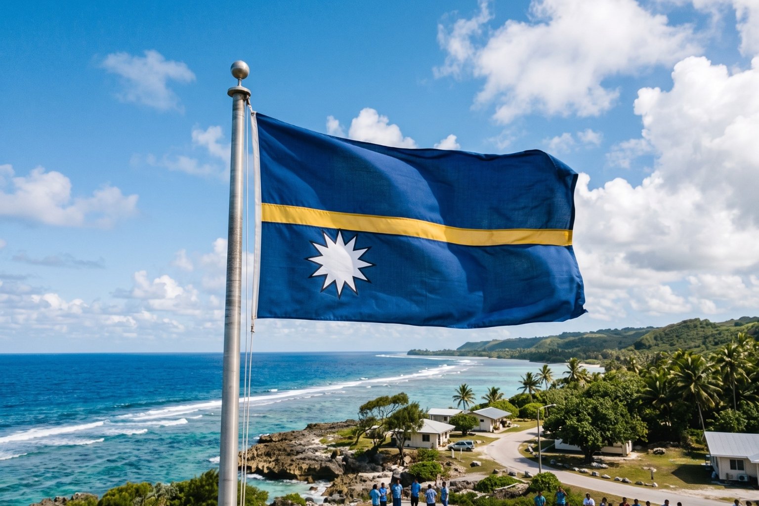 Nauru Flag Colors, Meaning, History & Origin