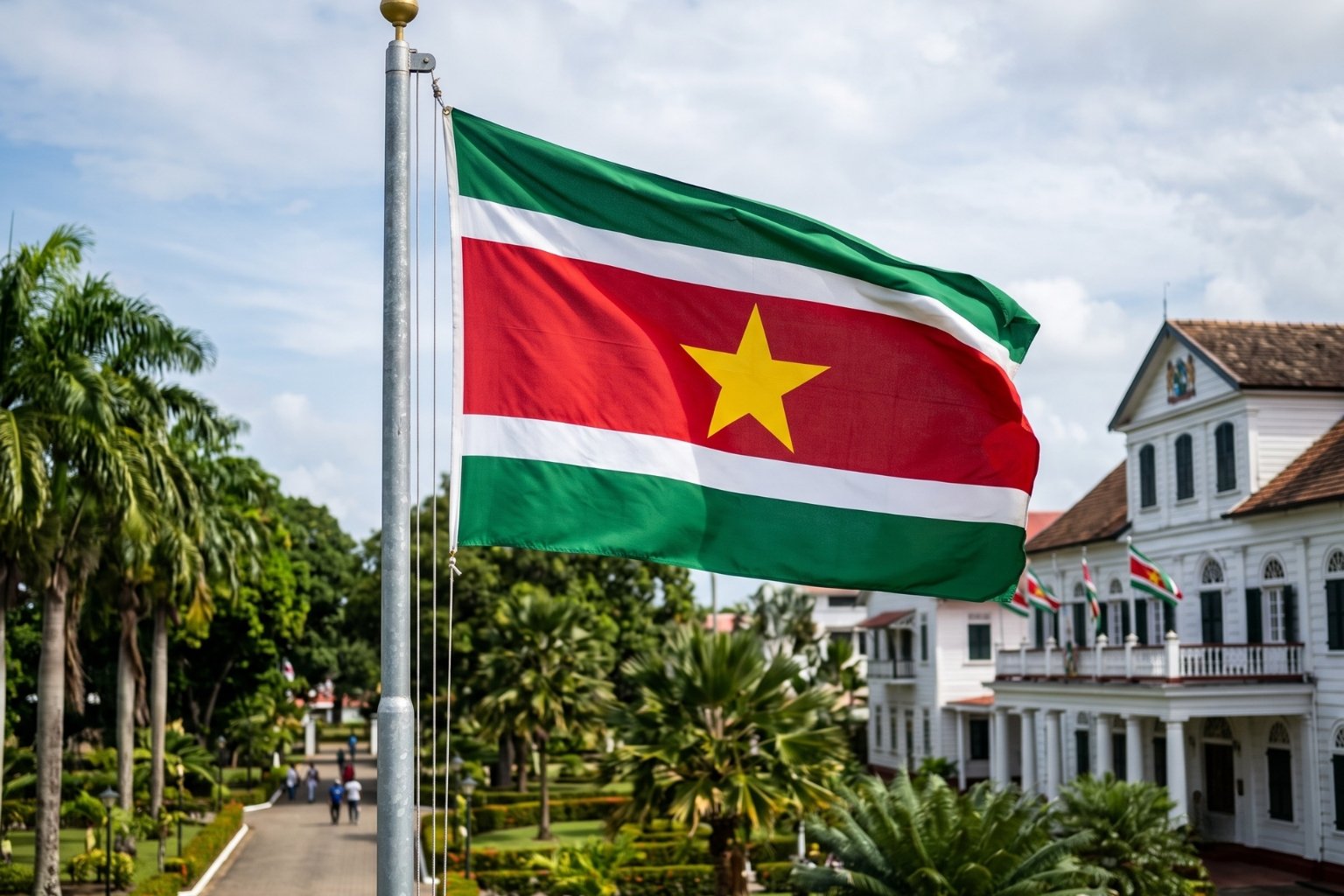 Suriname Flag Colors, Meaning, History & Origin